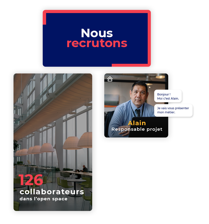 Présentation templates 3 screens Présentation templates 3 screens